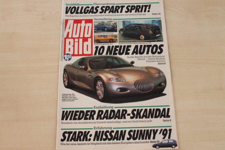 Deckblatt Auto Bild (03/1991)